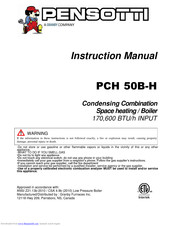 Pensotti PCH 50B-H Instruction Manual