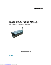 Microseven Systems MSHRC080W Product Operation Manual