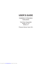 Greyline Instruments Tank Farm Transmitter TFT32 User Manual
