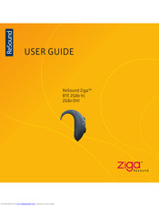 Resound Ziga BTE ZG80-VI User Manual