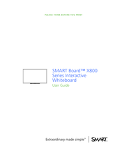 SMART Board Board X800 Series User Manual