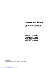 Amana AMV4204AAQ Service Manual