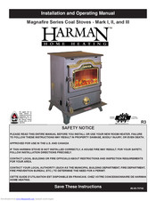 Harman Home Heating MARK II Installation And Operating Manual