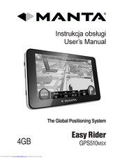 Manta Easy Rider GPS510MSX User Manual
