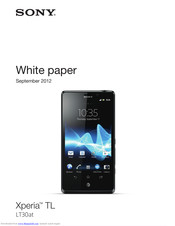Sony Xperia TL LT30at White Paper