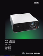 Sony VPL-EW130 Specification Sheet