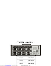 PYLE Audio PMX401 Owner's Manual