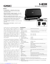 QSC I-82H Specifications