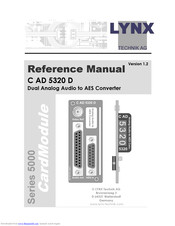 Lynx C AD 5320 D Reference Manual