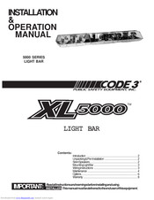 Code 3 XL5000 Installation & Operation Manual