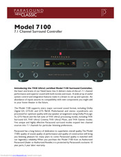 Parasound 7100 Brochure & Specs