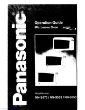 Panasonic Inverter NN-S553 Operation Manual