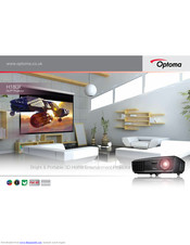 Optoma H180X Brochure & Specs