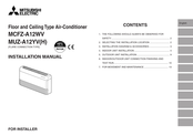 Mitsubishi Electric MUZ-A12YV Installation Manual