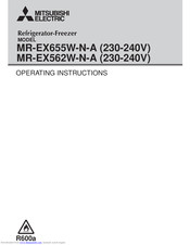 Mitsubishi Electric MR-EX655W-N-A Operating Instructions Manual