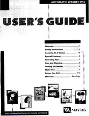Maytag W-5 User Manual