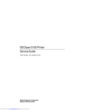 DEC DEClaser 5100 Service Manual