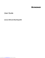 Lenovo ZhaoYang E49 User Manual