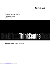 Lenovo ThinkCentre E73z User Manual