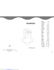Kenwood CH250 series Instructions Manual