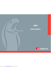 Cobra Automotive 4600 User Manual