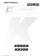 K-Array Kobra KK200 User Manual