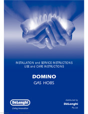 Delonghi Domino Installation And Service Instructions Manual