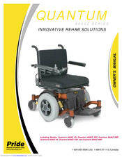 Pride Mobility Quantum 6000Z 3SP Owner's Manual