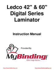 Ledco Laminator Instruction Manual