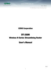Cerio DT-200N User Manual
