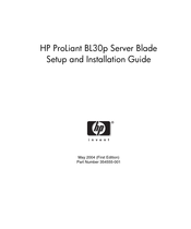 HP BL30p - ProLiant - 1 GB RAM Setup And Installation Manual