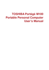 Toshiba Portege M100 User Manual