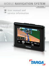Targa PNA-E3540N User Manual And Service Information