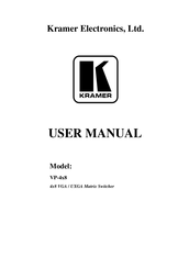 Kramer VP-4x8 User Manual