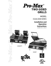 Star Manufacturing Pro-Max GR28IT Installation And Operation Instructions Manual