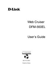 D-Link WebCruiser DFM-560EL User Manual