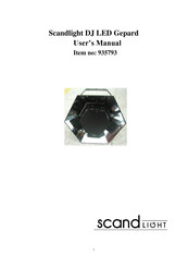 Scandlight DJ LED Gepard User Manual