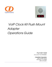 CyberData 11024 Operation Manual