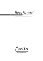Apollo RoadRunner MRH Series User Manual And Instruction Manual