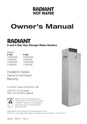 Radiant 135RAD4L Owner's Manual