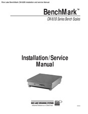 Rice Lake BenchMark CW-80B Series Installation And Service Manual