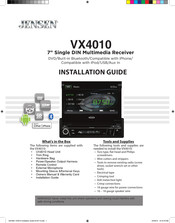 Jensen VX4010 Installation Manual