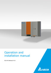 Delta Energy Systems SOLIVIA Gateway M1 G2 Operation And Installation Manual