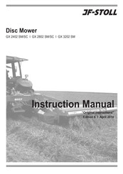 JF-Stoll GX 2402 SM Instruction Manual