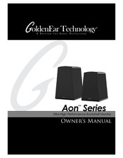 GoldenEar Technology Aon Series Owner's Manual