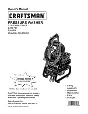 Craftsman 580.672200 Owner's Manual