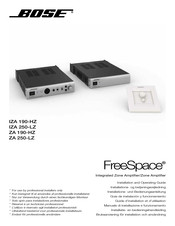 Bose FreeSpace ZA 190-HZ Manuals | ManualsLib