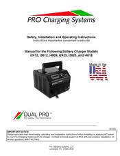 Pro Charging Systems i4818 Safety, Installation And Operating Instructions