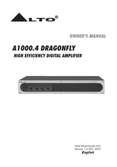 Alto DRAGONFLY A1000.4 Owner's Manual