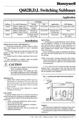 Honeywell Q682D Application Manual